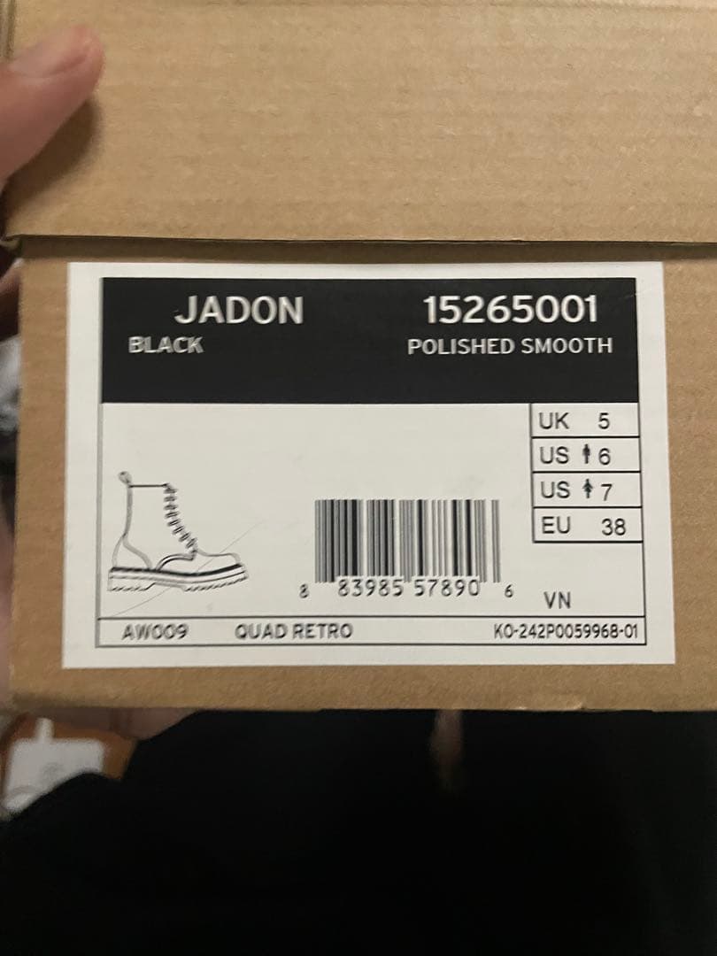 Dr. Martens Jadon8 ブラックブーツ