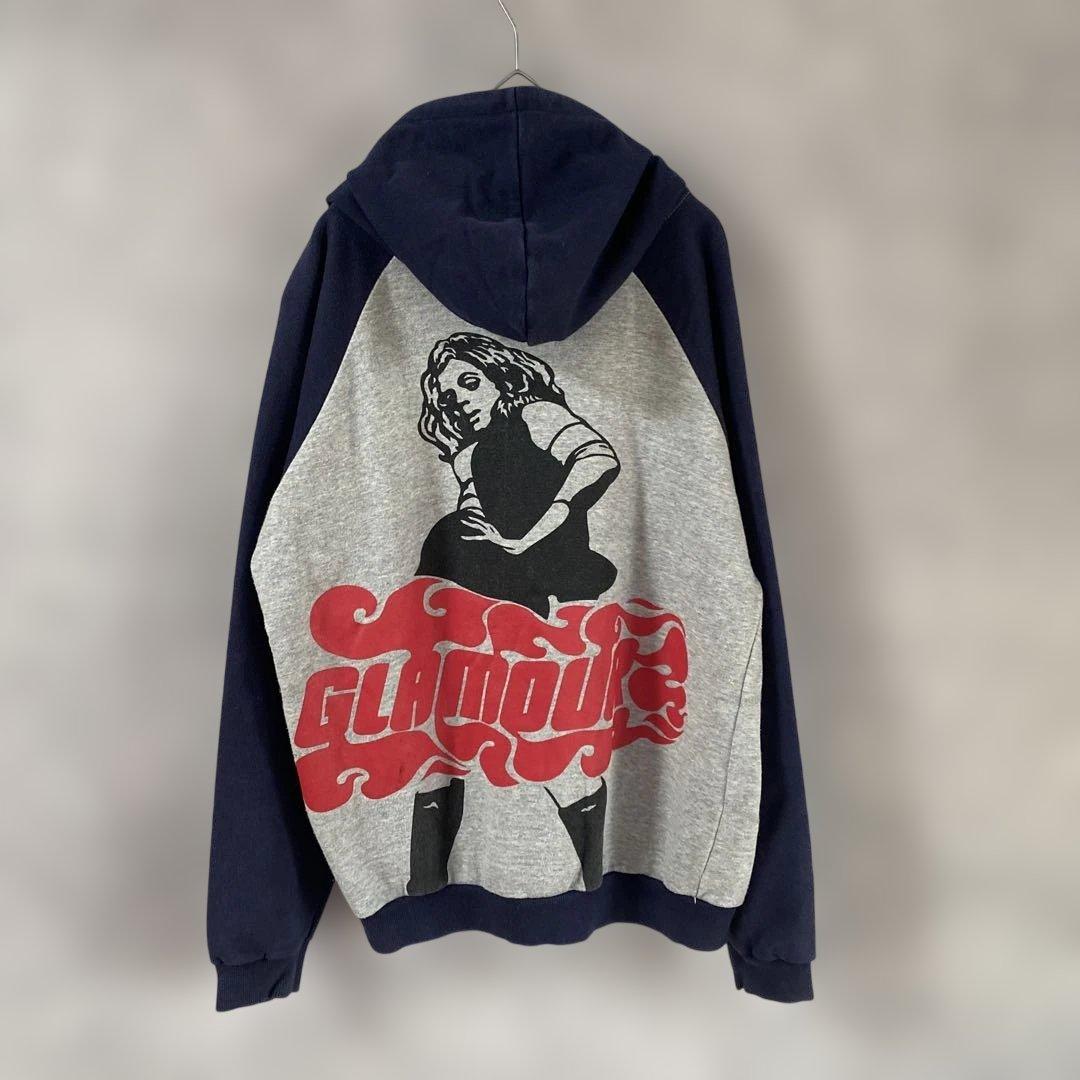 Hysteric Glamour ラグラン　パーカー　スウェット　Lサイズ