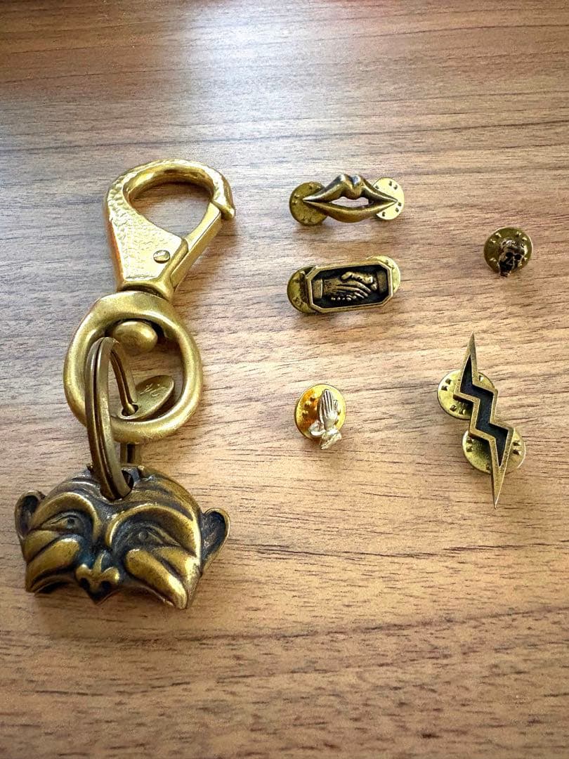 ROAD ピンズ G&F WORKERS キーホルダー　7点　真鍮製　限定値下げ