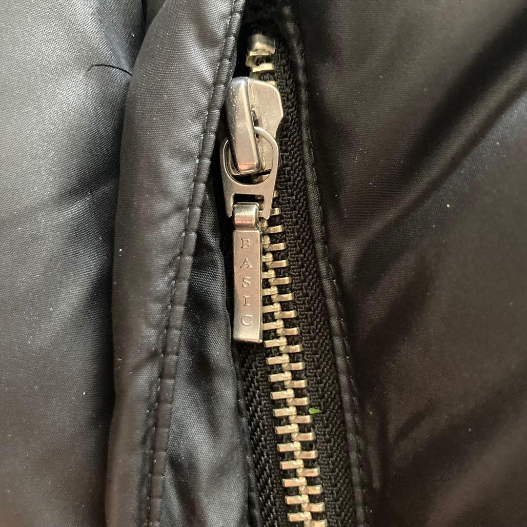 希少 XL相当 RED MOON レッドムーン ダウンジャケット リブ切替 黒