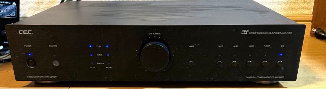 CAUTION C.E.C プリメインアンプAMP3300R