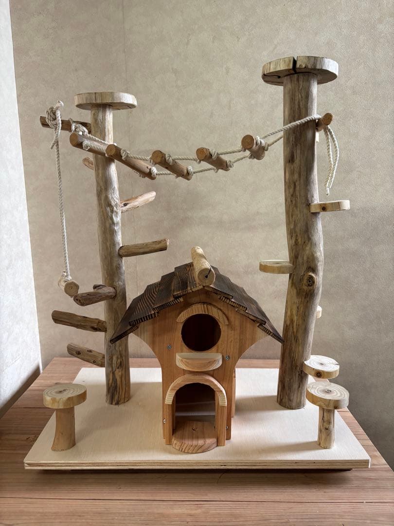 インコ止まり木 流木バードアスレチック