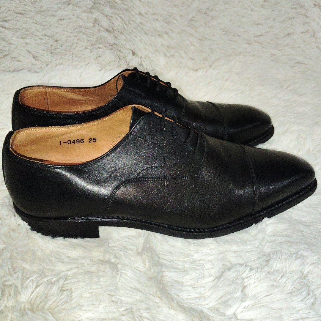 【極美品】スコッチグレイン　ストレートチップ　冠婚葬祭　0496 25