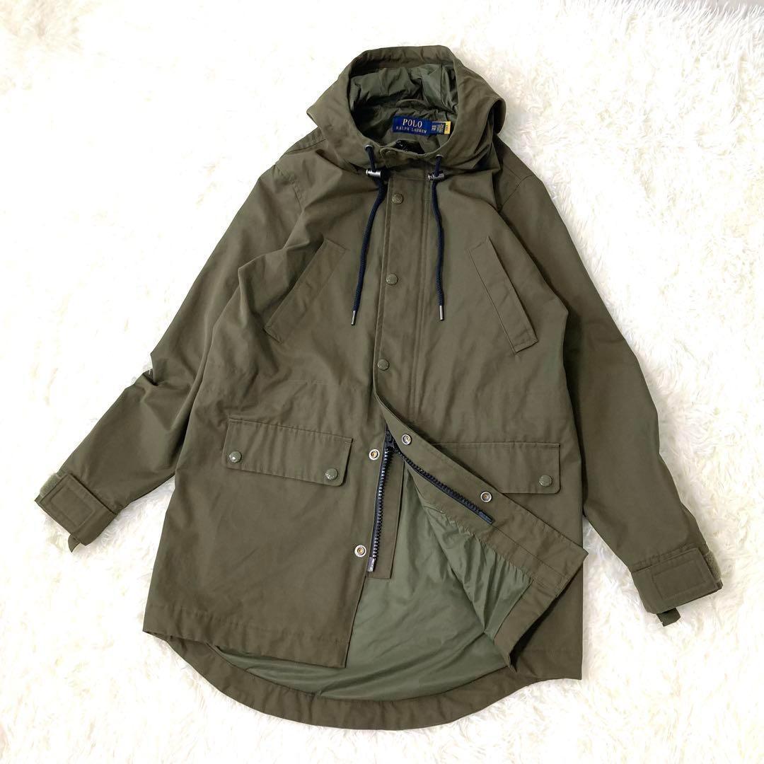 現行QRタグ✨️ポロラルフローレン 3WAY 中綿ジャケット付 コート ポニー