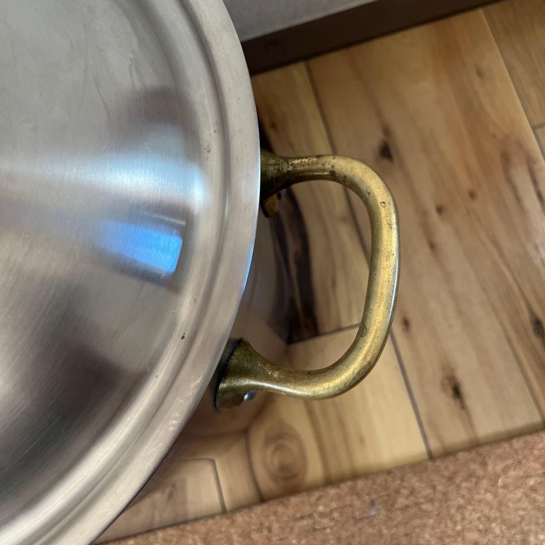 中尾アルミ製作所KINGDENJ 寸胴鍋　セット　20ℓ 15ℓ IH ガス