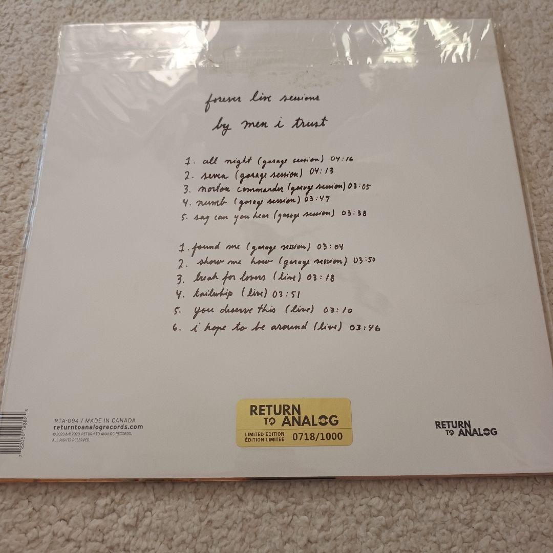 men i trust レコード 3枚セット