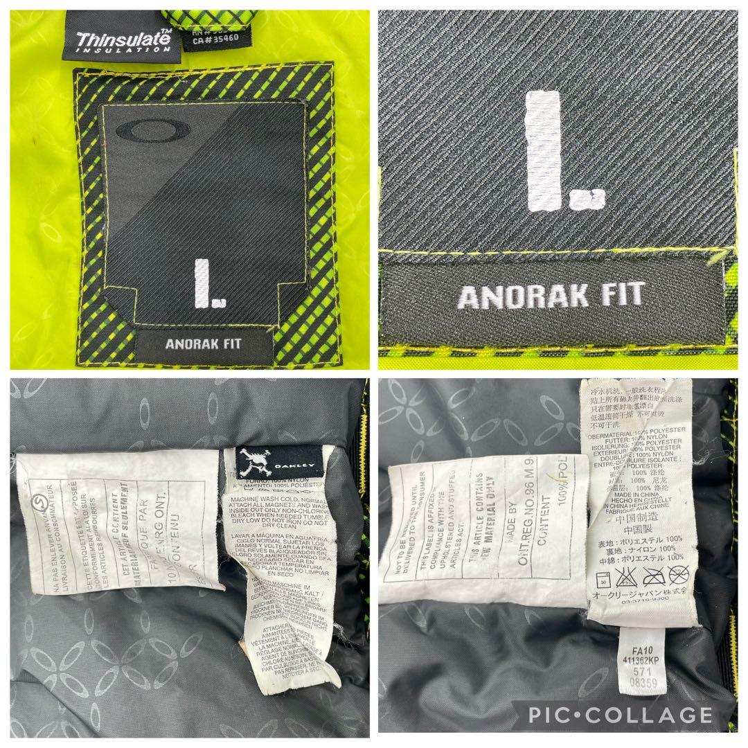 スノーボード 00s oakley tactical  shell jacket L