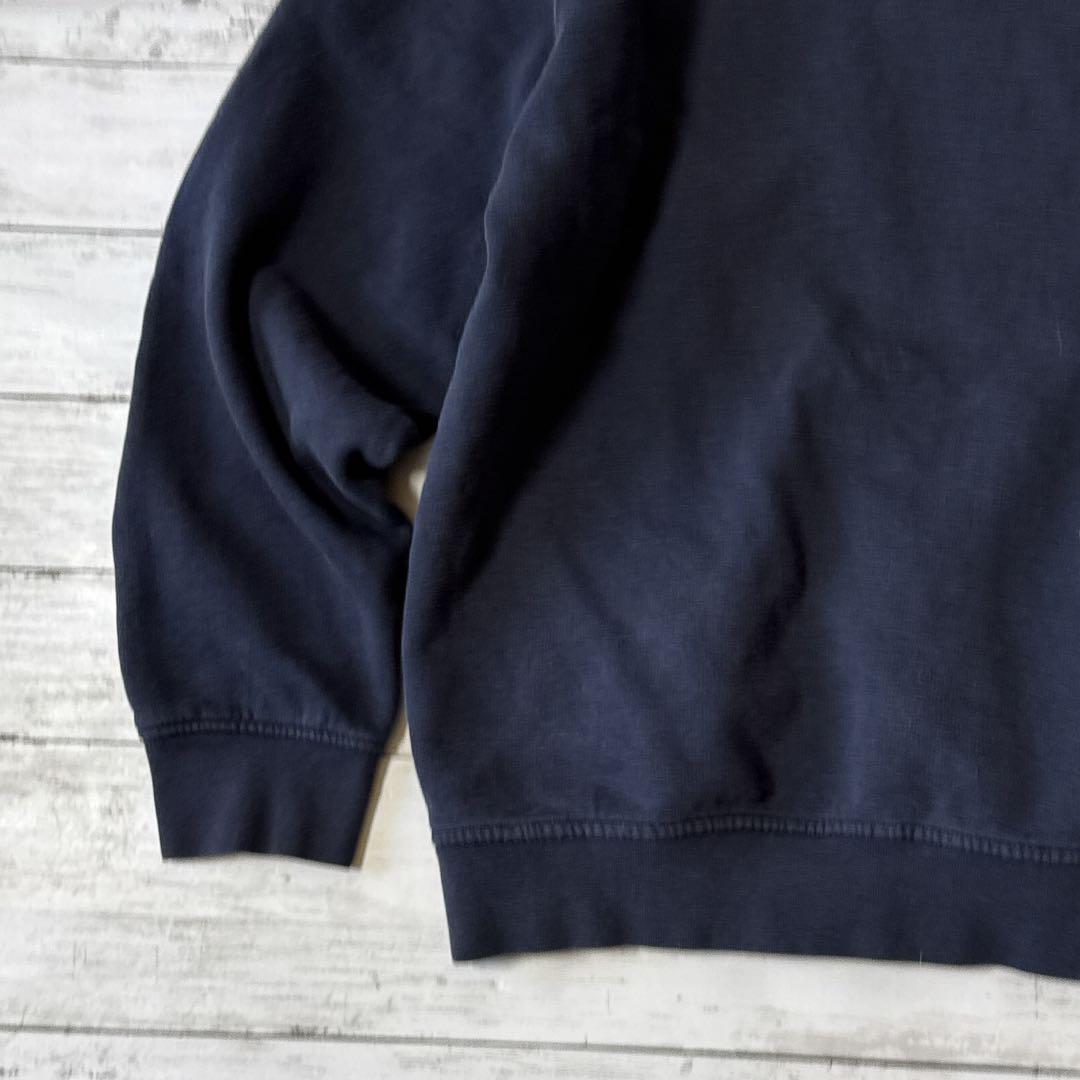 m*a様 00年代ヴィンテージ　NIKE ナイキ スウェットネイビー L カレッ