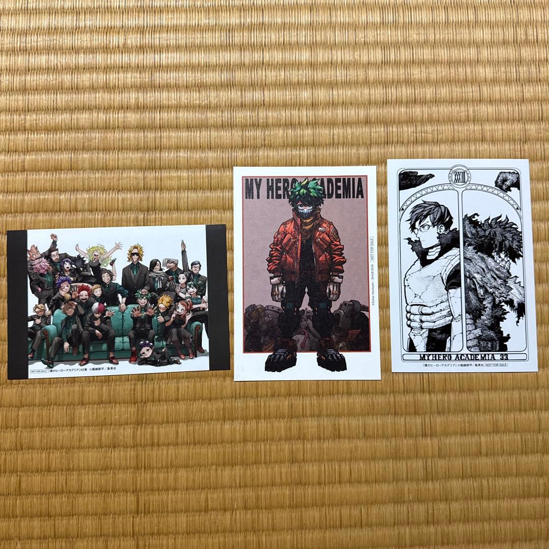 僕のヒーローアカデミア 全巻　＋R、特典ポストカード3枚