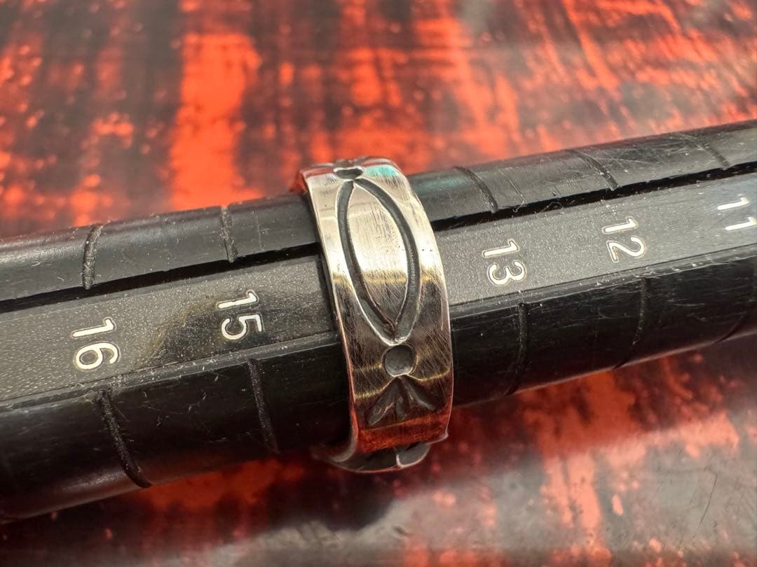 最終 スティーブアルビソ リング 14号 ナンバーエイトターコイズ ナバホ族