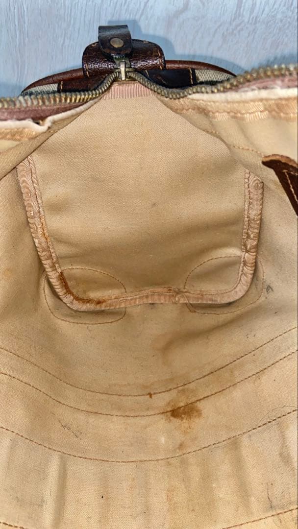 GUCCI ボストンバッグ　シェリーライン　GG スプリーム　PVC レザー