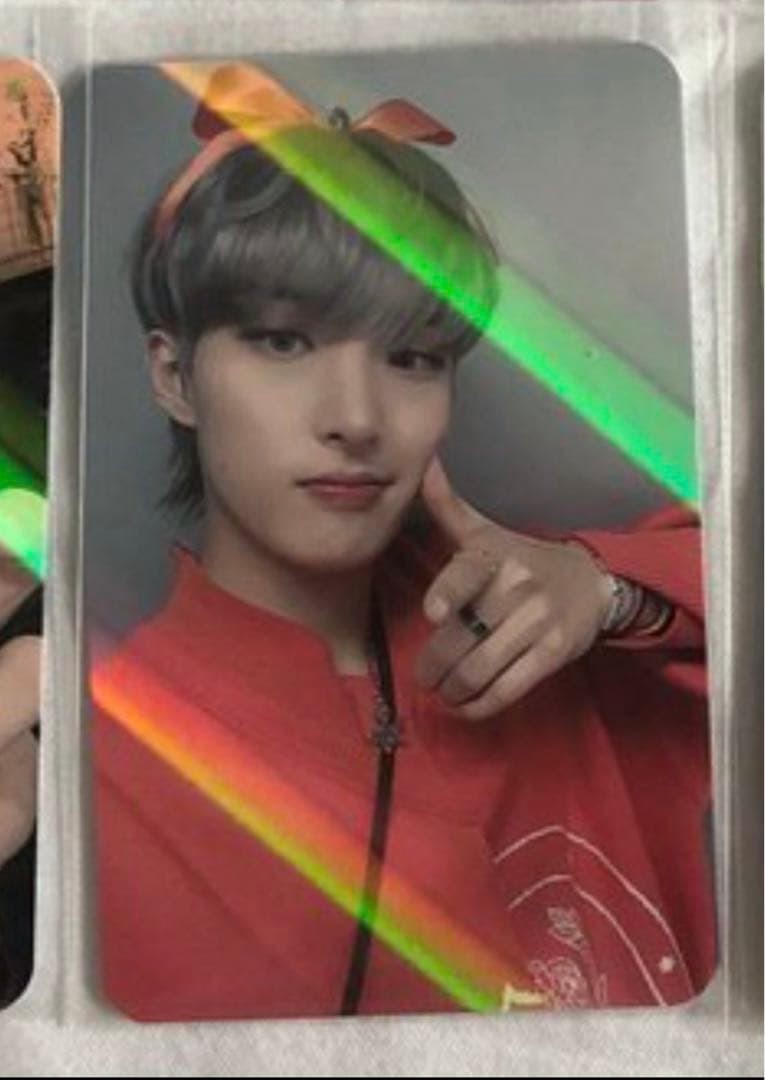 ATEEZ ミンギ トレカ Kpopstore リボン ホロ