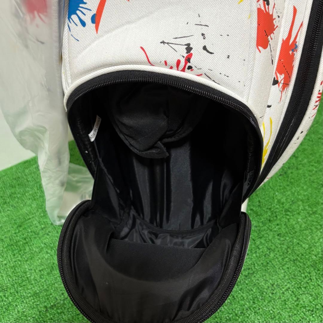 BLUE TEE GOLF デニムキャディバッグ フード・ヘッドカバー付き