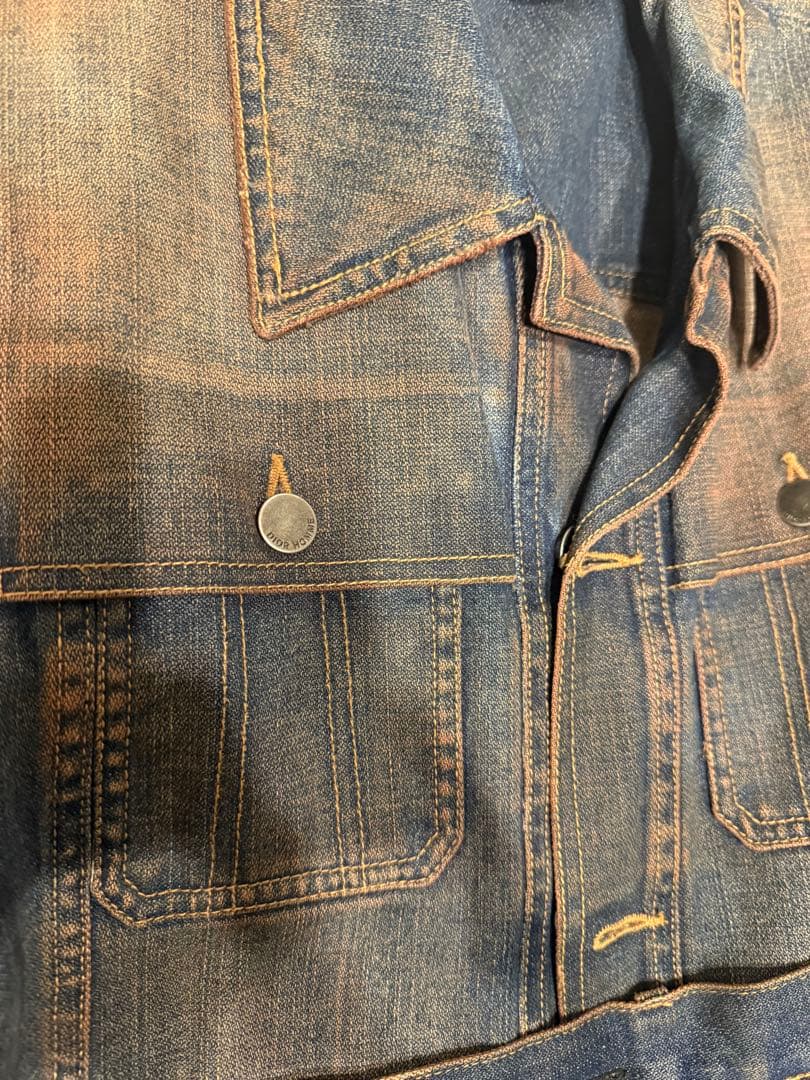 dior homme 05aw 赤錆　デニムジャケット　エディ