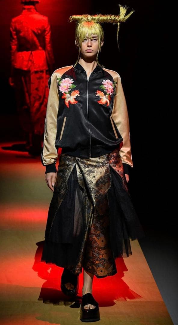 JUNYA WATANABE COMME des GARCONS 和柄ブルゾンS