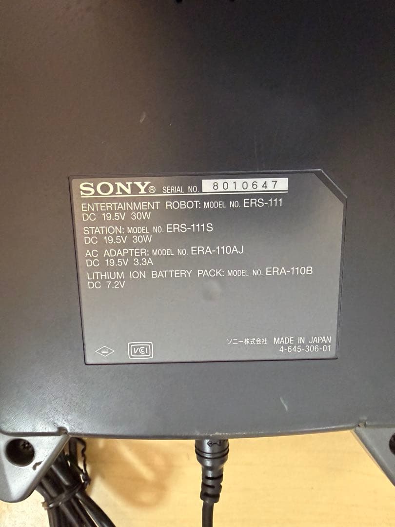 【ジャンク品】SONY AIBO ロボット犬 黒