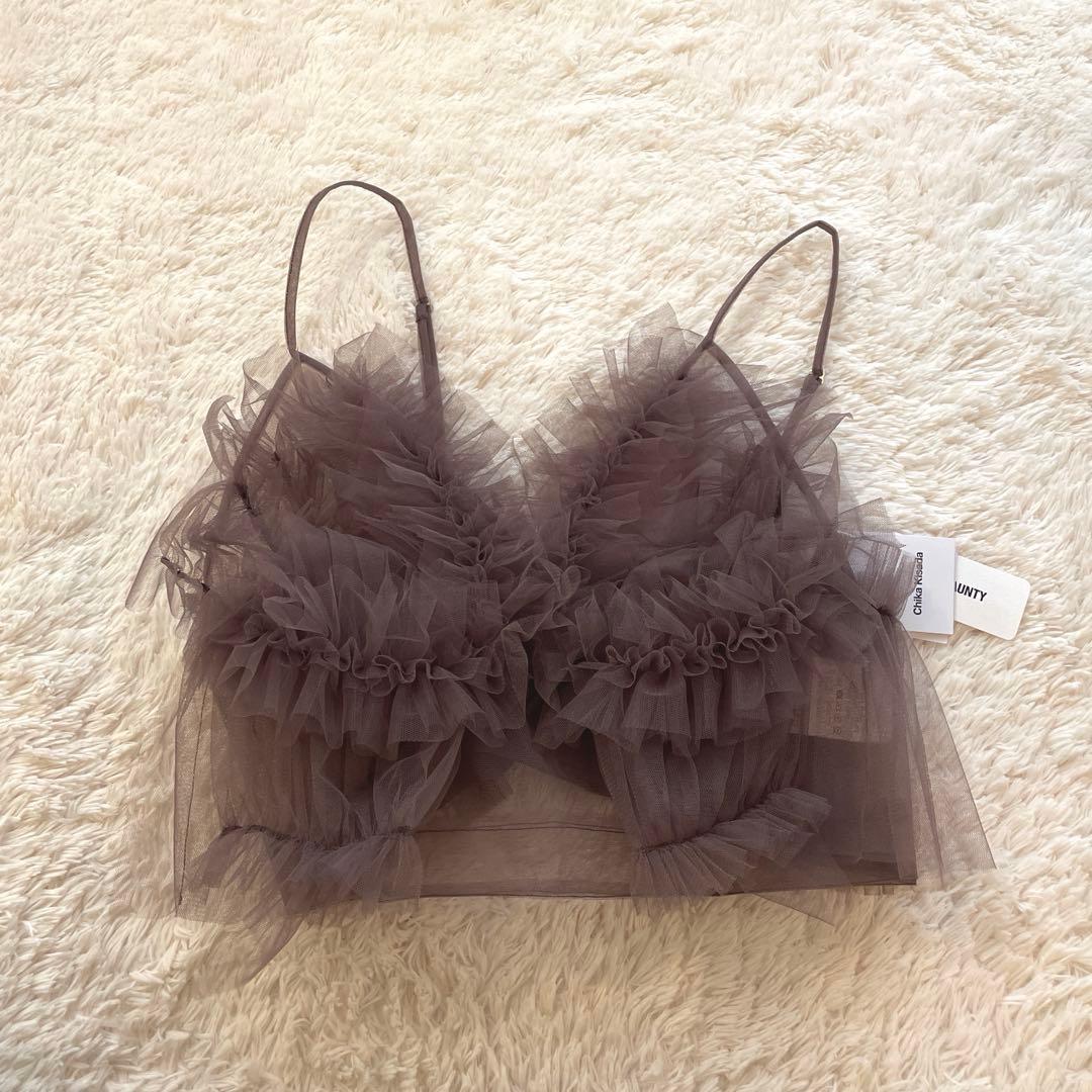 【未使用・新品】Chika Kisada/チュールキャミソール
