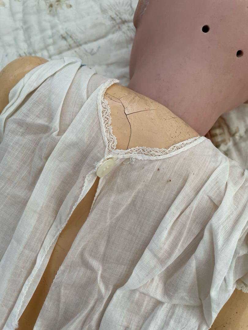 ˚✧₊⁎ アンティークビスクドール 大きなDaisyちゃん⁎⁺˳✧༚80㎝の子