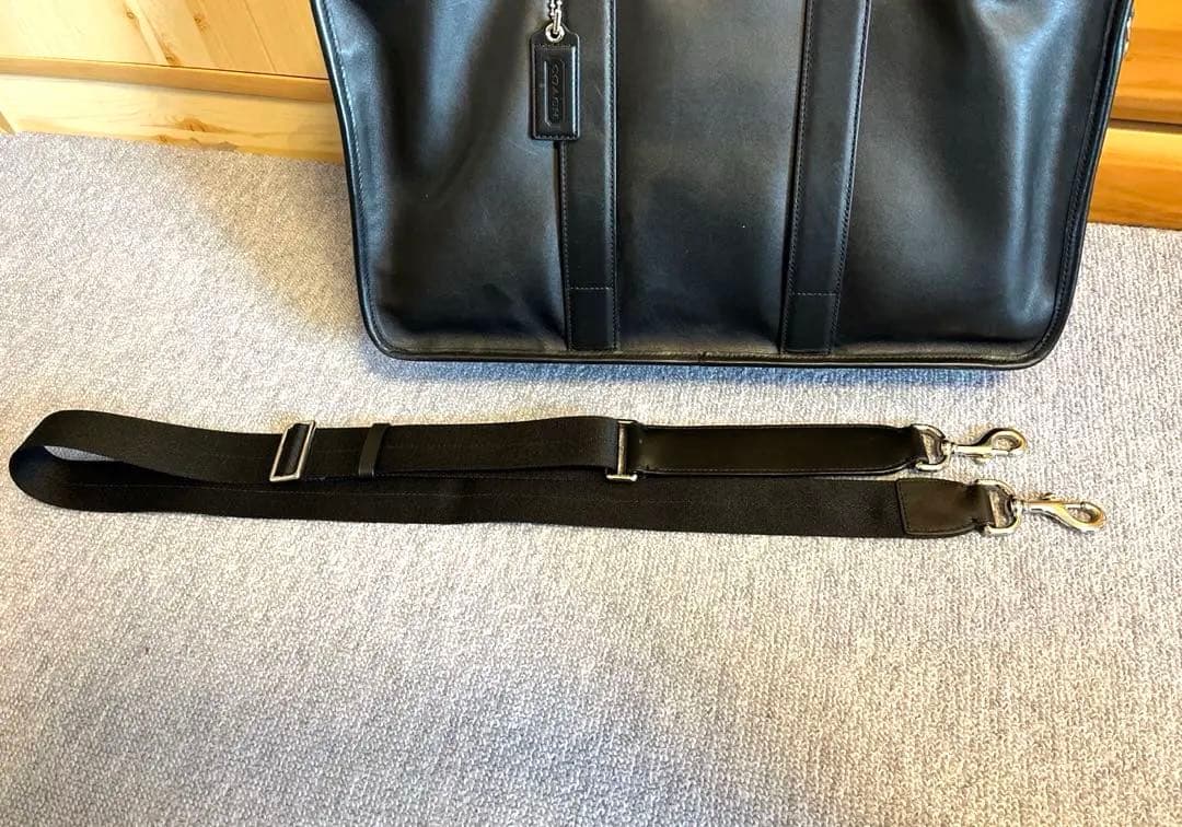 【限定お値下げ中⭐️美品】coach 黒 レザー 2WAY ビジネスバッグ