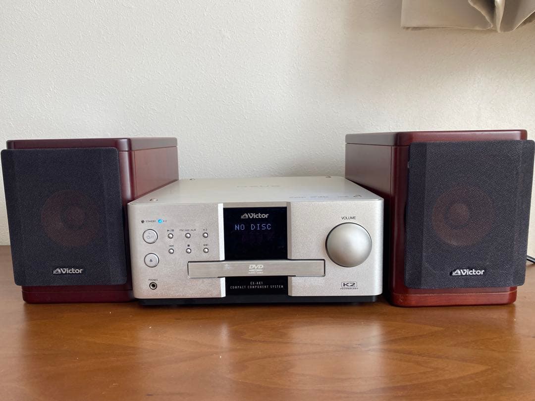 【美品】Victor EX-AK1 ウッドコーンコンポ K2搭載 ビクター