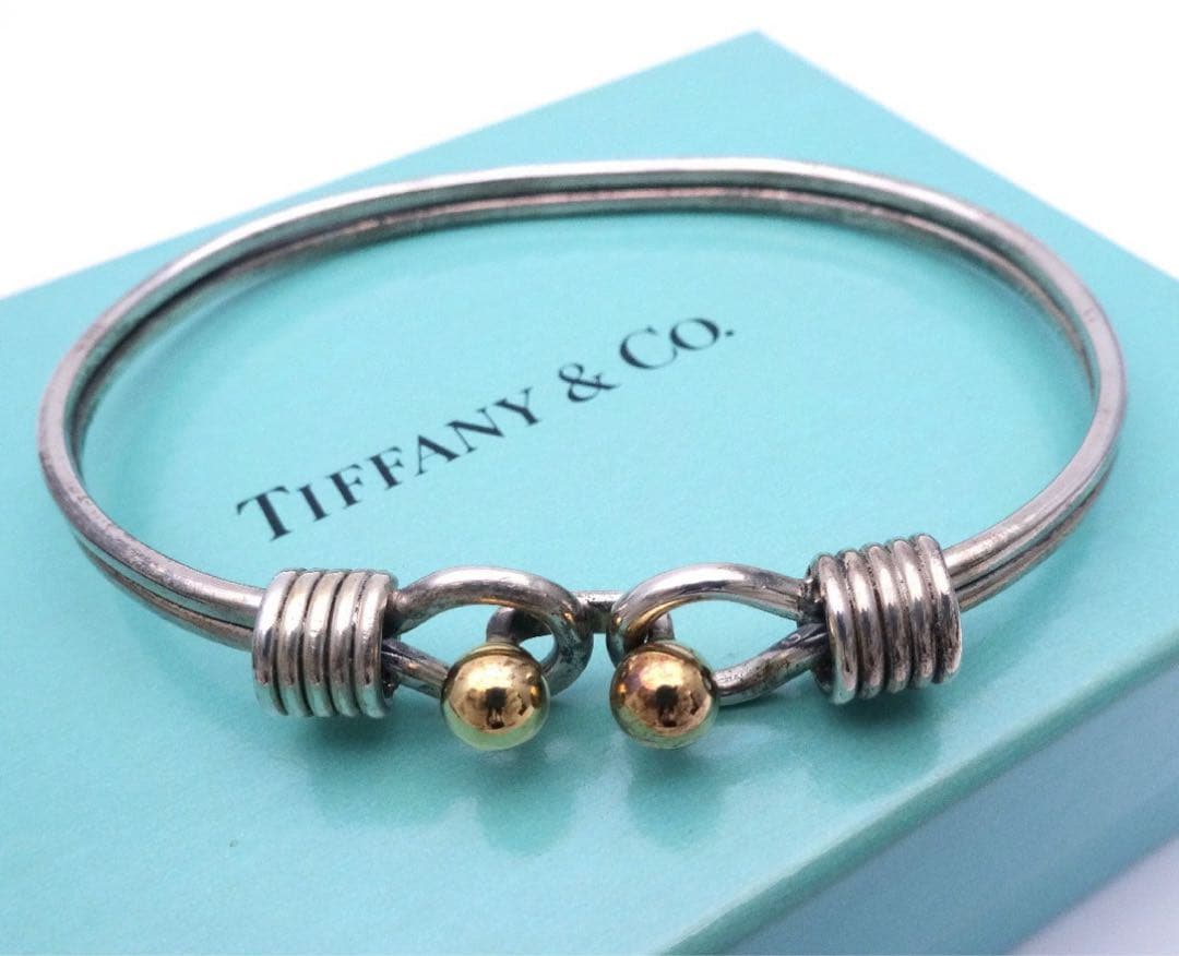 Tiffany&Co. ティファニー ダブルフック&アイ バングル 925