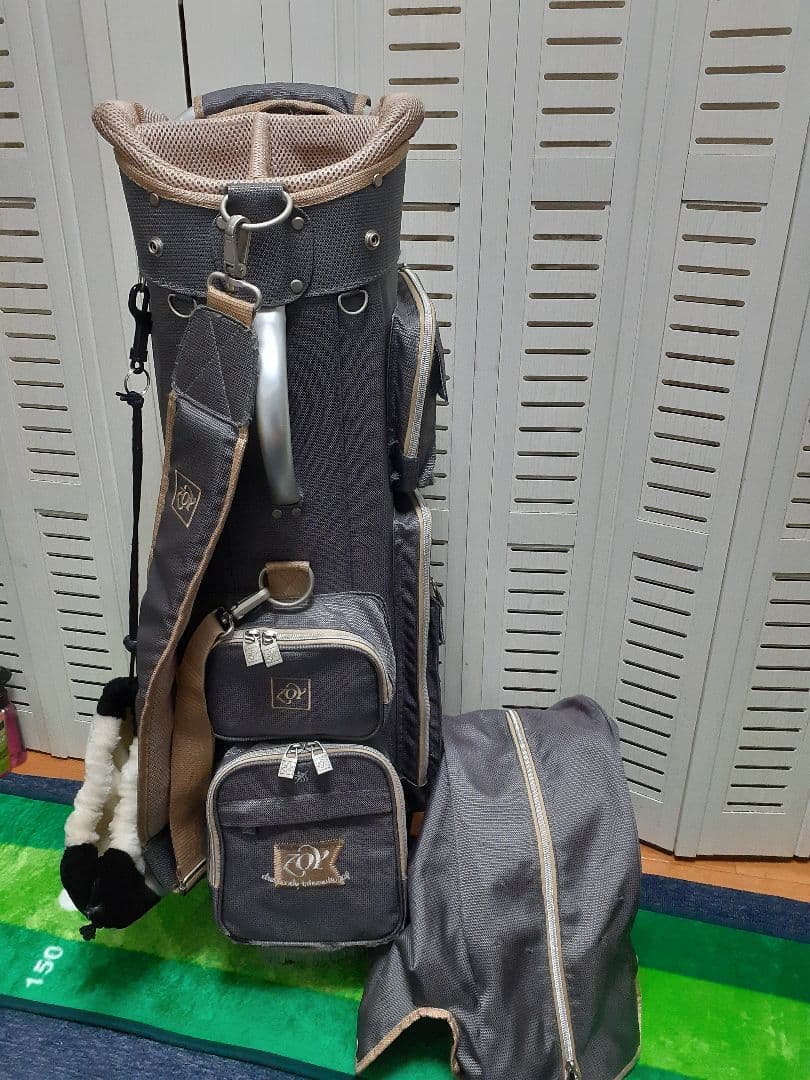 キャディバッグ (キャスター付)ZOY ＋アイアンカバー 手渡しOK