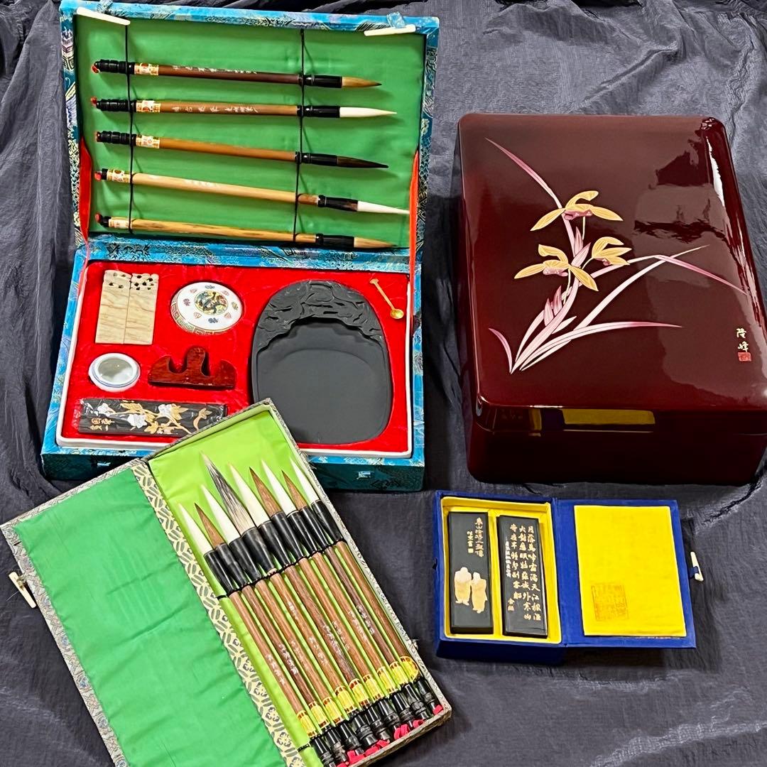 中国湖筆・中国書画墨・上海墨・墨・書道・書道コレクション・美術品・鑑賞墨