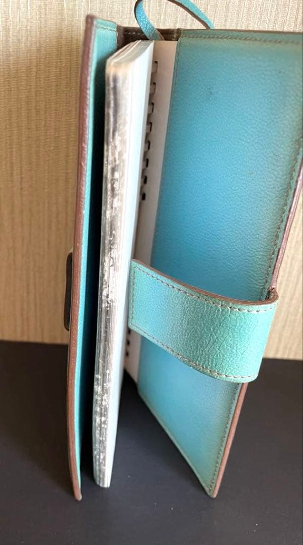 Cartier カルティエ手帳カバー　 難あり　ブルー　箱付き