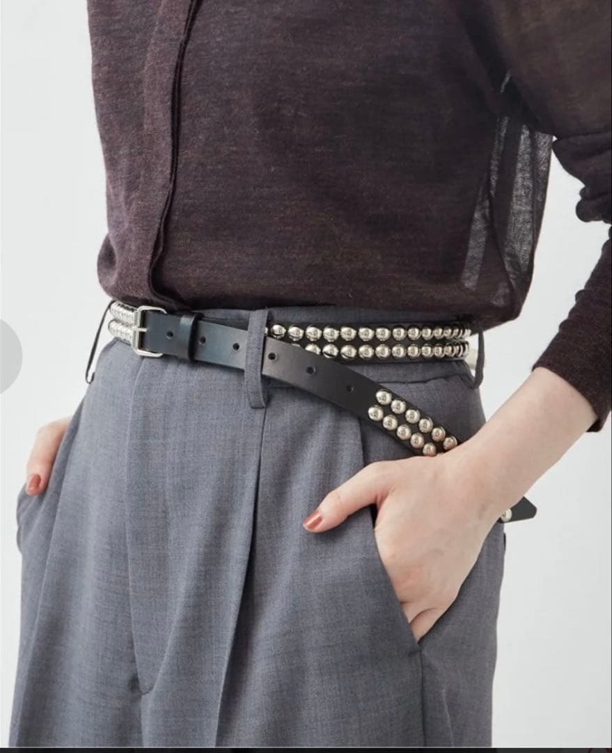 VERMEIL par iena ★MASTER&Co.コダマ2連ベルト