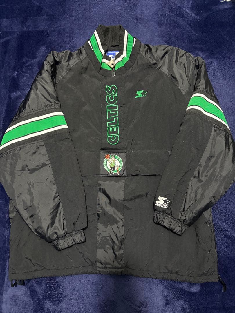 90s STARTER NBA ボストン・セルティックス 中綿ナイロンジャケット