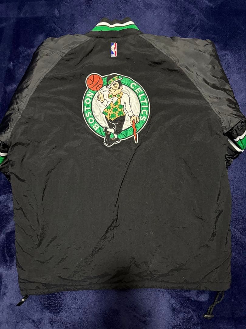 90s STARTER NBA ボストン・セルティックス 中綿ナイロンジャケット