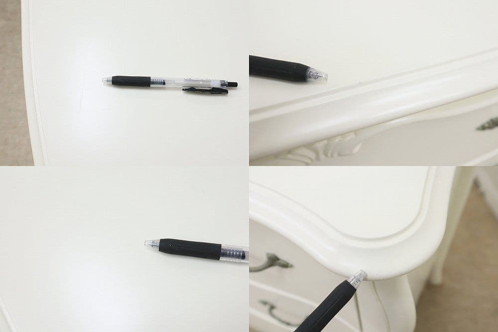 IDC大塚・東海家具【リモージュ】3段チェスト・ロココ・白家具・収納