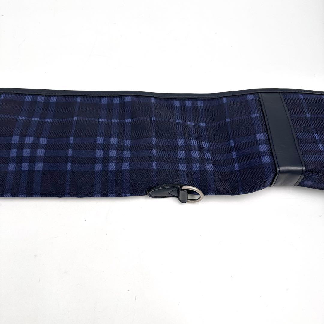 BURBERRY GOLF ノバチェック クラブケース 練習用 ナイロン 紺