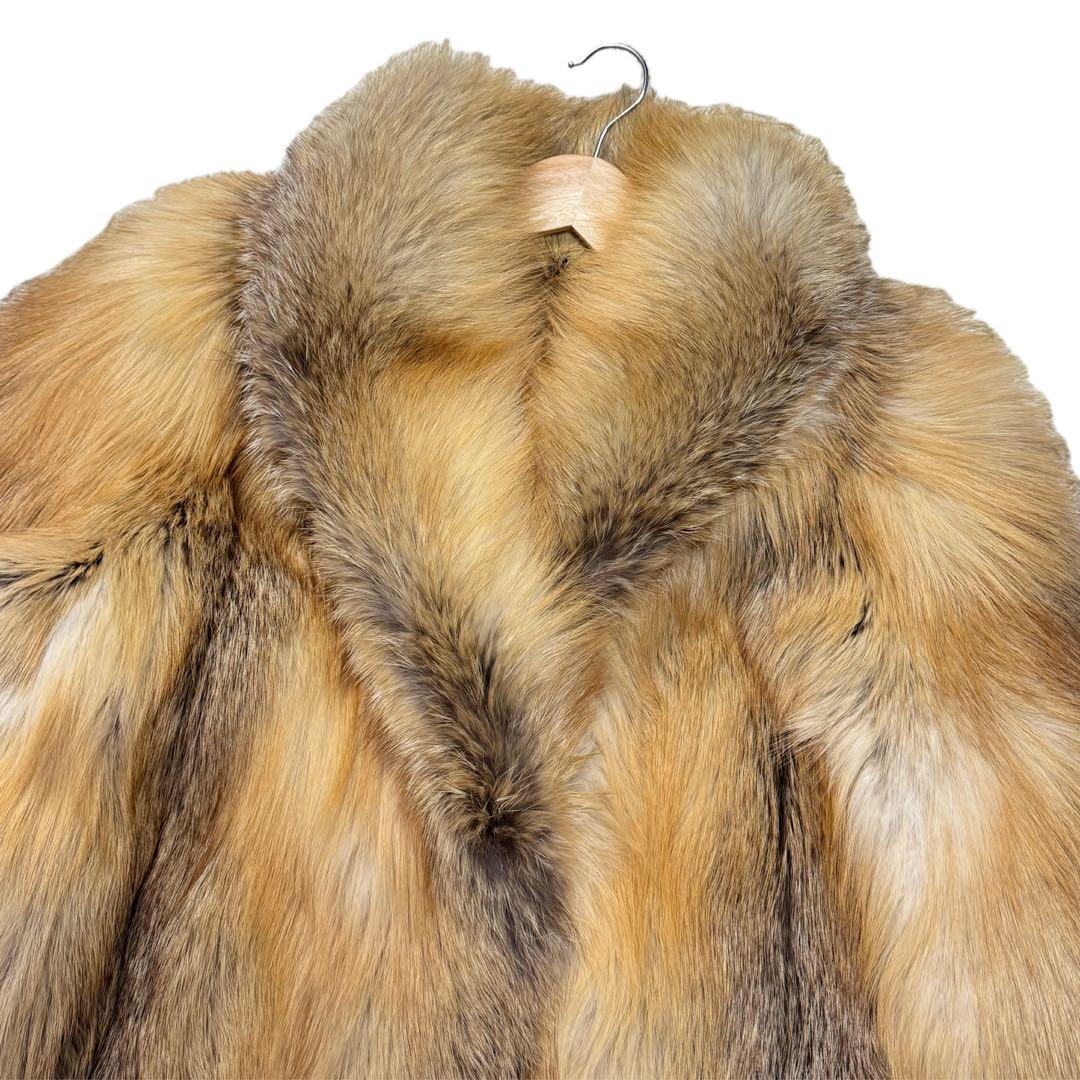 極美品　ゴールデンフォックス　サガフォックスロイヤル　ファーコート　ボリューム◎
