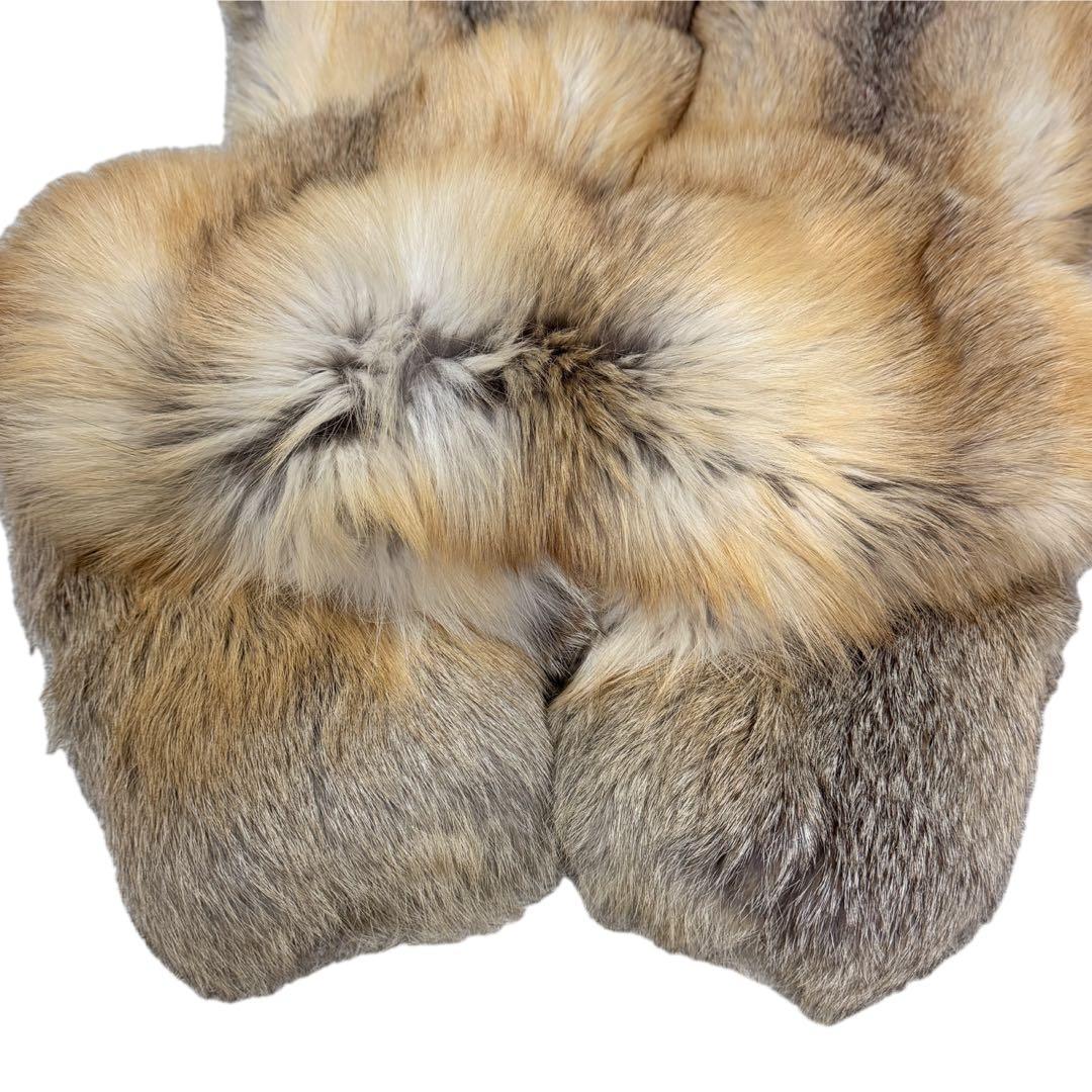 極美品　ゴールデンフォックス　サガフォックスロイヤル　ファーコート　ボリューム◎