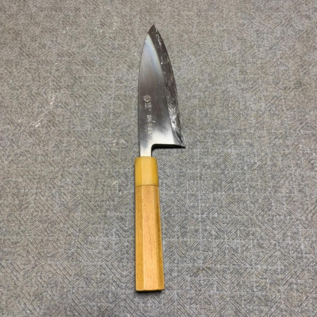 K626 鍔屋 和包丁 出刃包丁 青銅 合羽橋