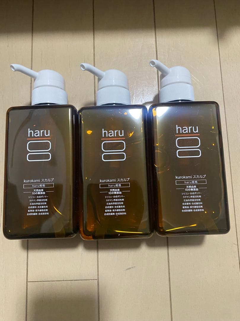 Ot haru 黒髪スカルプシャンプー 400mL 3本セット