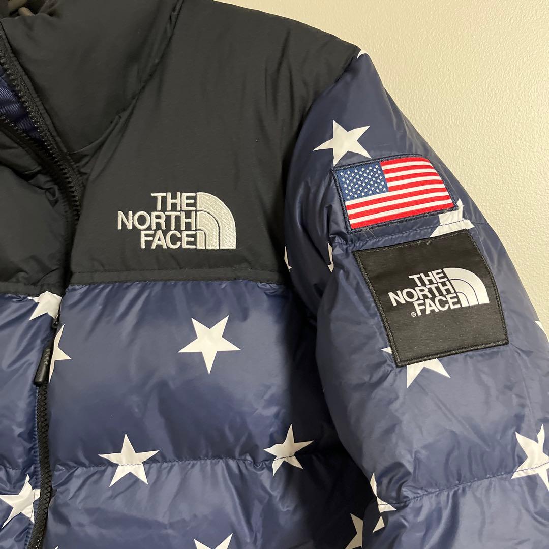 (値下げ)THE NORTH FACE ノースフェイス 星条旗 ヌプシダウン