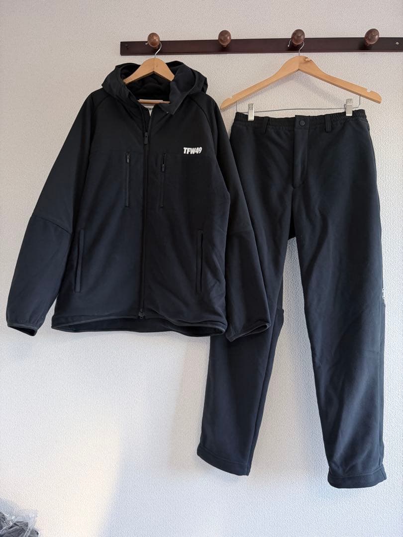 TFW49　FLEECE フーディ　パンツ　　セットアップ 上L下L