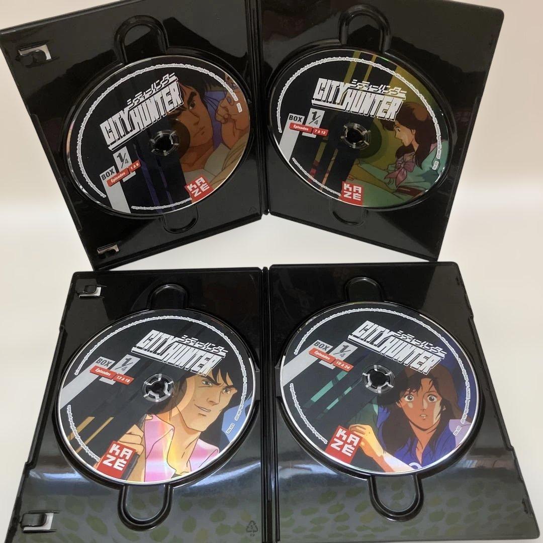 シティーハンター DVD ボックスセット 全4巻　CITY HUNTER アニメ