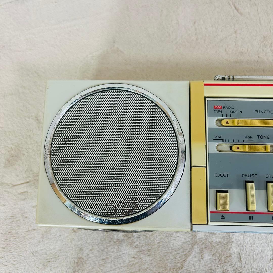 【希少　動作品】SANYO MR-Q4 6スピーカー　レトロラジカセ　当時物