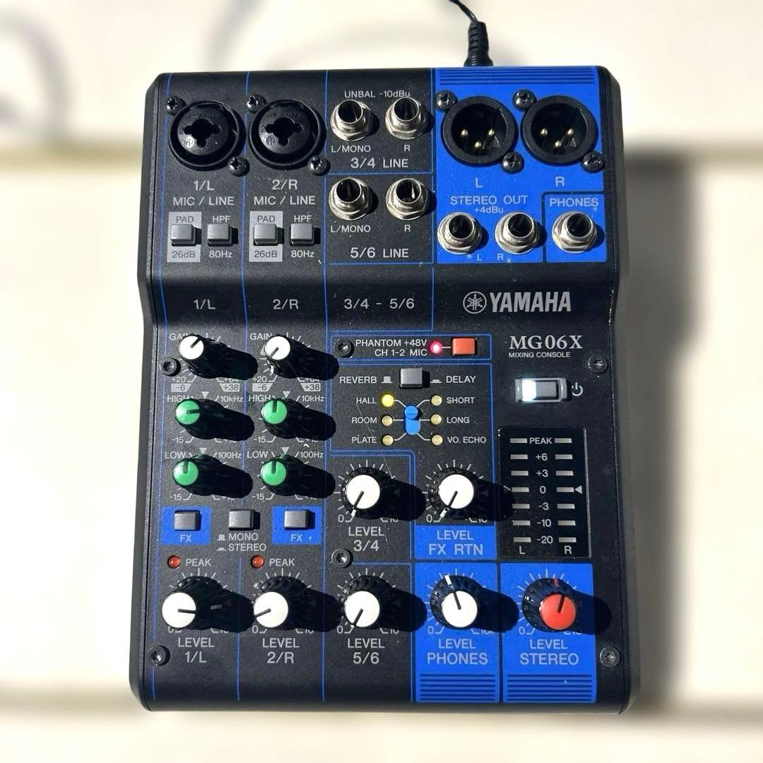 YAMAHA MG06X ミキサー 本体 ACアダプター付