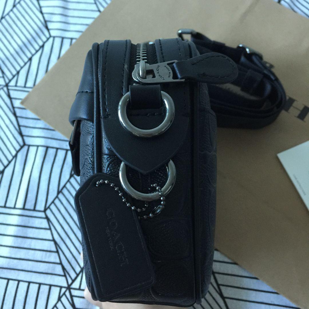 COACHコーチバッグ F50713 ブラック ショルダーバッグメンズバッグ