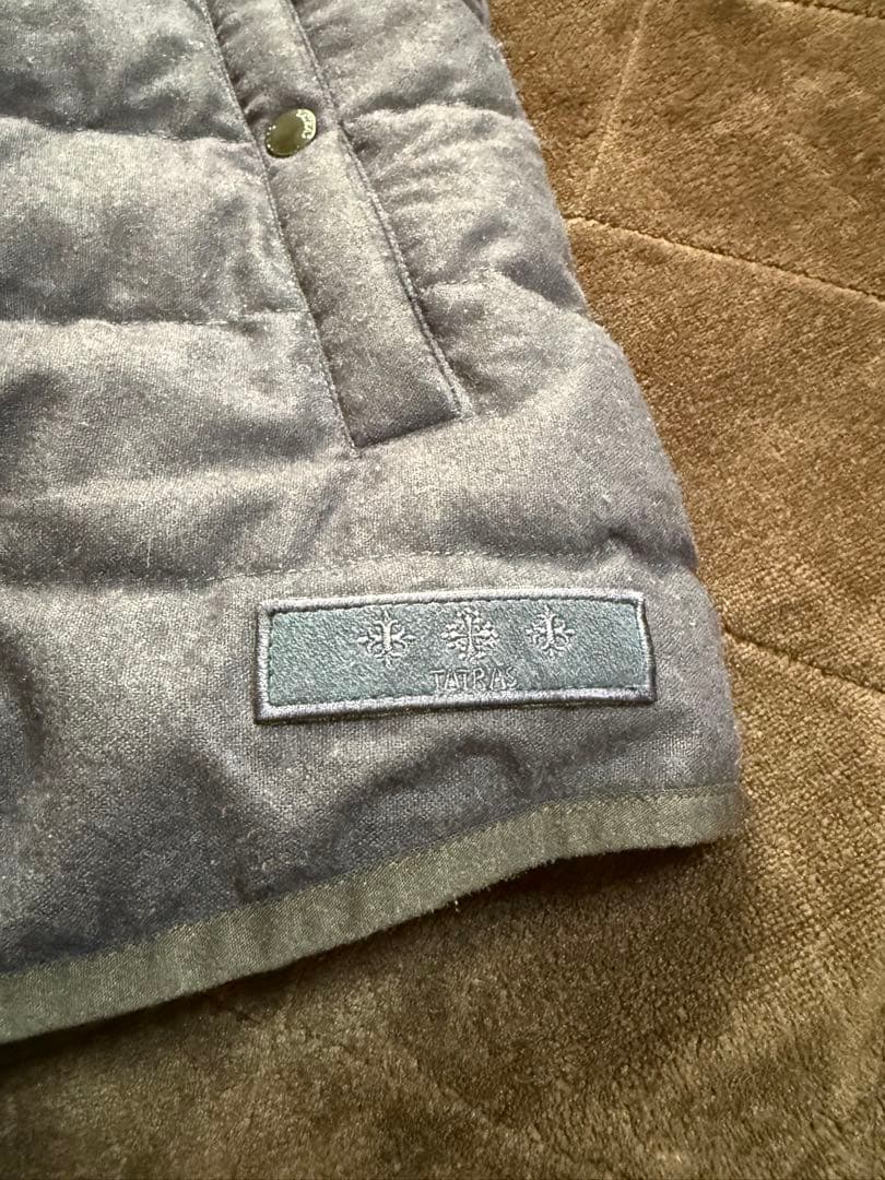 tatras タトラス ネイビー ダウン ベスト XL 軽量 防寒 薄手