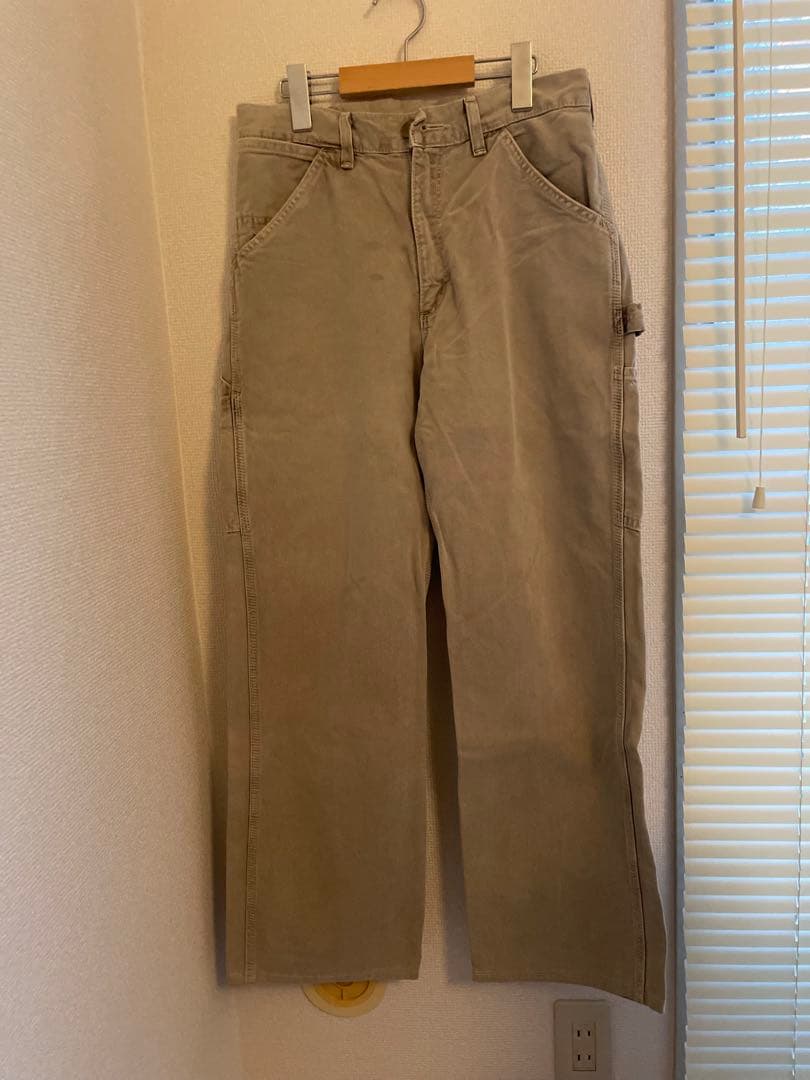 Carhartt ベージュ ワークパンツ