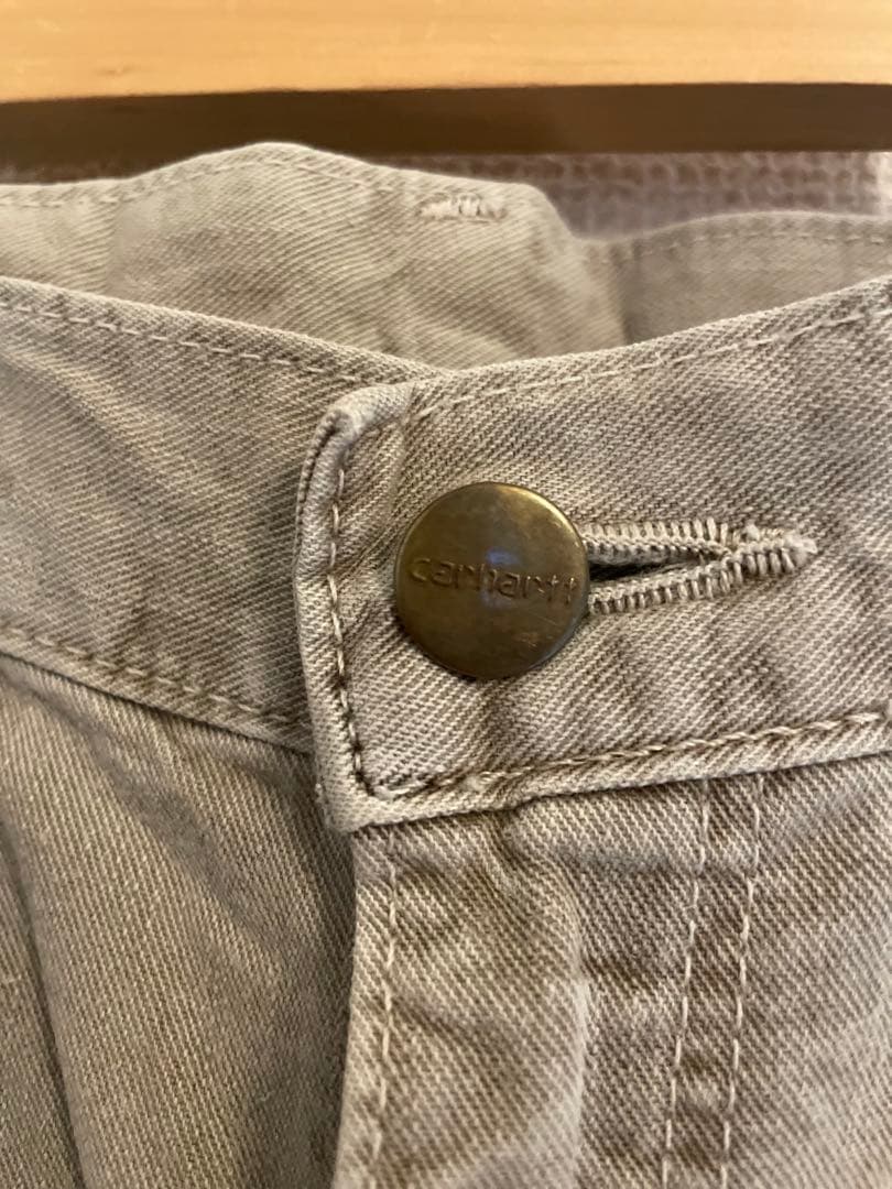 Carhartt ベージュ ワークパンツ
