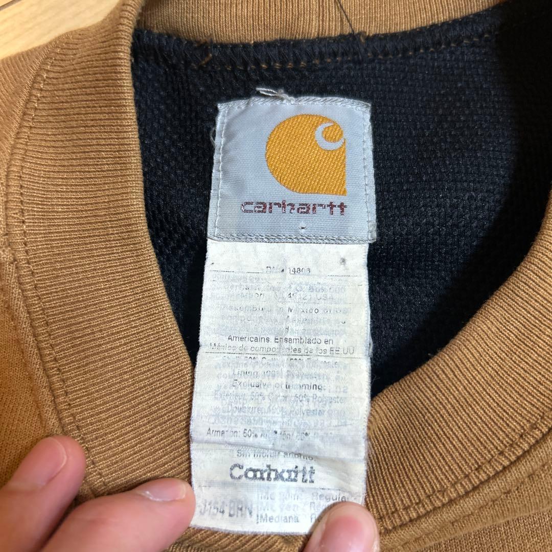 90s カーハート　ダブルフェイス　スウェット　サーマル