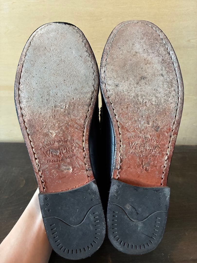 G.H.BASS キルトタッセルローファー レザーソール BA41020