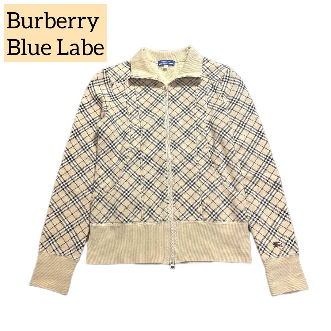 Burberry BlueLabe ノバチェック　トラックジャケット　ホース刺繍
