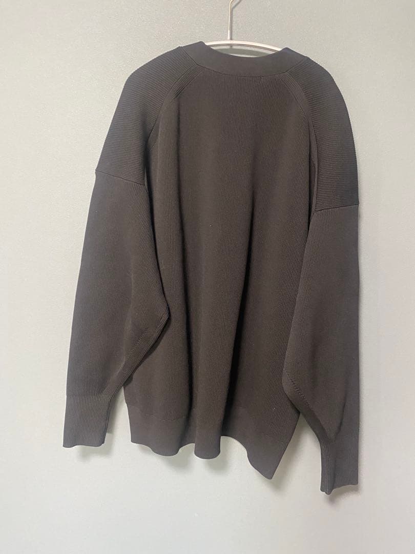 AP STUDIO ワイドニットカーディガン 黒